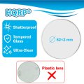 Flashlight Kit For Maglite 3 D Cell Flashlights St3d016 S3d015 St3d036 S3d096 Tempered Glass 52x2 Mm Lens And 3w 300lm Led Bulb