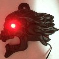 Smt-black Ghost Head Wind Horn Cover Compatible With 1992 And Up Side Mount Cowbell All V-rod S Led Light Motorcycle B00zzljdvq