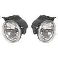 Fog Light Assembly For Chrysler Sebring 2001 2002 2003 Driver And Passenger Side Pair With Bulbs Replaces Ch2592122 4805391ac 