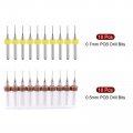 Uxcell Micro Pcb Drill Bit Set 1 8 3 175mm Shank 0 5mm 7mm Tungsten Carbide Tip Cnc Engraving Print Circuit Board Drilling