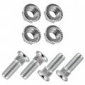 Caltric 4x Front Rear Studs And Flange Nuts Compatible With Polaris Magnum 500 4x4 1999 2000 2001 3 8