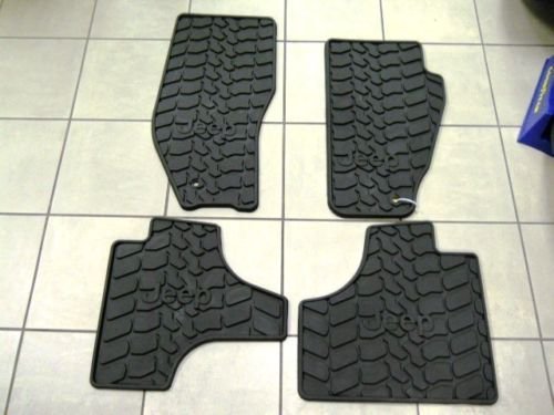 Genuine Jeep Accessories 82212591 Slate Gray Winter Floor Mat