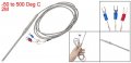 Uxcell Measuring Range -50 To 500 Deg C Temperature Sensor Probe Pt100