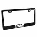 Ipick Image For Hemi 5 7 Liter Black Real 3k Carbon Fiber Finish Abs Plastic License Plate Frame