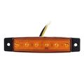 Yuk 10 Pcs 3 8 6 Led Side Marker Trailer Lights For Trucks Amber Rear Truck Cab Rv Light Yellow