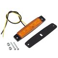 Yuk 10 Pcs 3 8 6 Led Side Marker Trailer Lights For Trucks Amber Rear Truck Cab Rv Light Yellow