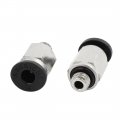 Uxcell 20pcs M6 Male Thread Dia 4mm Push In Joint Pneumatic Connector Quick Fittings