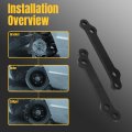 Brake Conversion Brackets For S-10 And G Body Laser Cut High Carbon Steel With Grade 12 9 Mounting Hardware 12mm 14mm Options