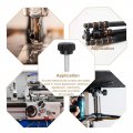 Uxcell 8pcs Round Knurled Thumb Screws M8 X 25mm Carbon Steel Zinc Plated Thread Thumbscrew Clamping Knob Screw For Quick