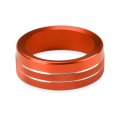 Drive Mode Gear Shift Knob Cover For Ford Maverick 2022 2023 2024 Aluminum Alloy Switch Button Ring Trim Red Orange 1 Piece 
