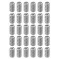 30pcs Threaded Insert Stainless Steel M3-0 5 Female To M6-1 Male Repair Nut 12mm Long Adapters Sleeve Reducing Thread Screw For 