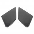 Autokay 2pcs Front Door Garnish Window Glass Plate Trim Cap Fits For Honda Fit 2009-2013