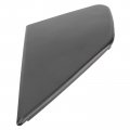 Autokay 2pcs Front Door Garnish Window Glass Plate Trim Cap Fits For Honda Fit 2009-2013