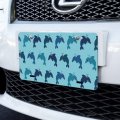 Graphics More Cute Kawaii Dolphins Pattern Novelty Metal Vanity Tag License Plate