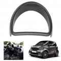 Dashboard Trim Qiilu Center Console Panel Cover Carbon Fiber Style Trims Replacement For Smart Fortwo Forfour 453 2015-2021