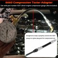 60 Compression Tester Adapter Perfectly For 2003-2006 Ford 6 0l 6 4l Vt365 Powerstroke Diesel Engines Similar To 303-757