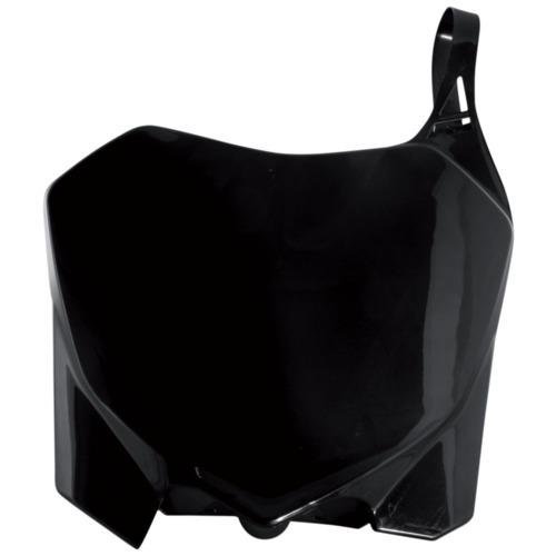 Front Number Plate Black