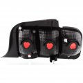 Ford Mustang 2005 06 07 08 2009 Tail Light Driver Passenger Side Pair Halogen Clear Red Lens Shelby Gt500 Model Capa 