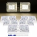 5 Pack Rv Ceiling Lights 12v Led Double Dome Interior Camper Car Trailer On Off Switch Lighting Clear Lens