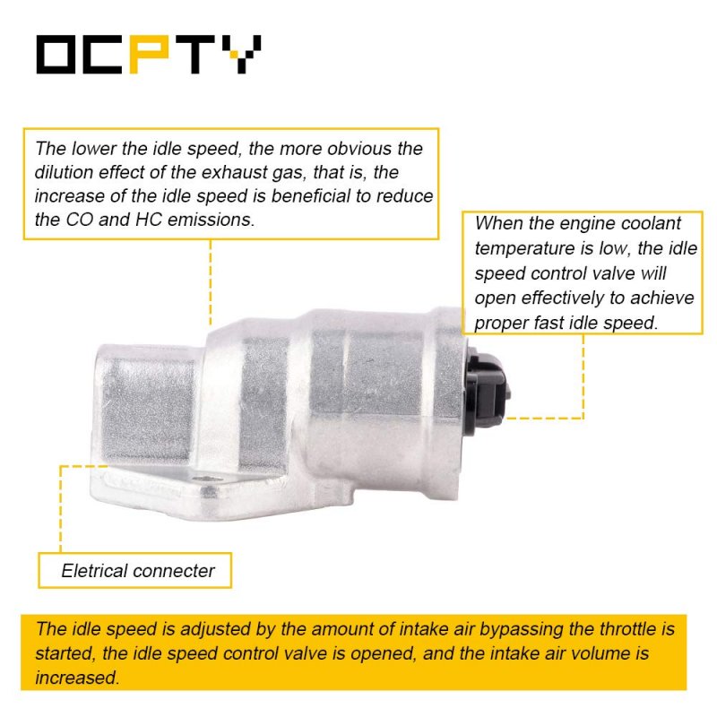 Idle Air Control Valve For Ford F-150 1999-2001 E-150 And E-250 Econoline 1999-2000 4j1054 Xl3f9f715ba Xl3z9f715ba