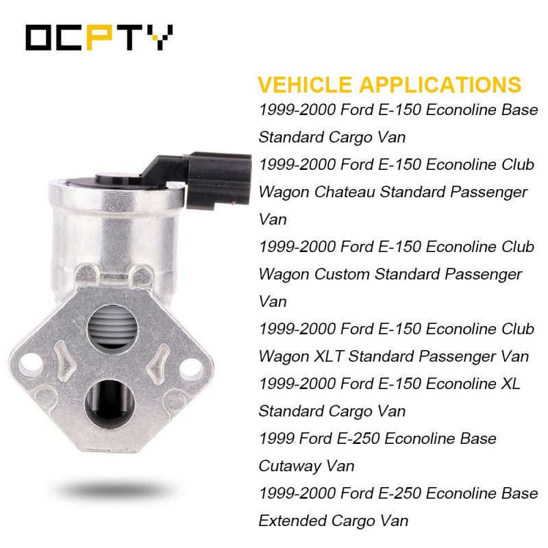 Idle Air Control Valve For Ford F-150 1999-2001 E-150 And E-250 Econoline 1999-2000 4j1054 Xl3f9f715ba Xl3z9f715ba