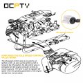 Ocpty 4j1054 Fuel Injection New Idle Air Control Valve Fit For 1999 2000d E-150 Econoline Club Wagon For E-250 2001 Ford For