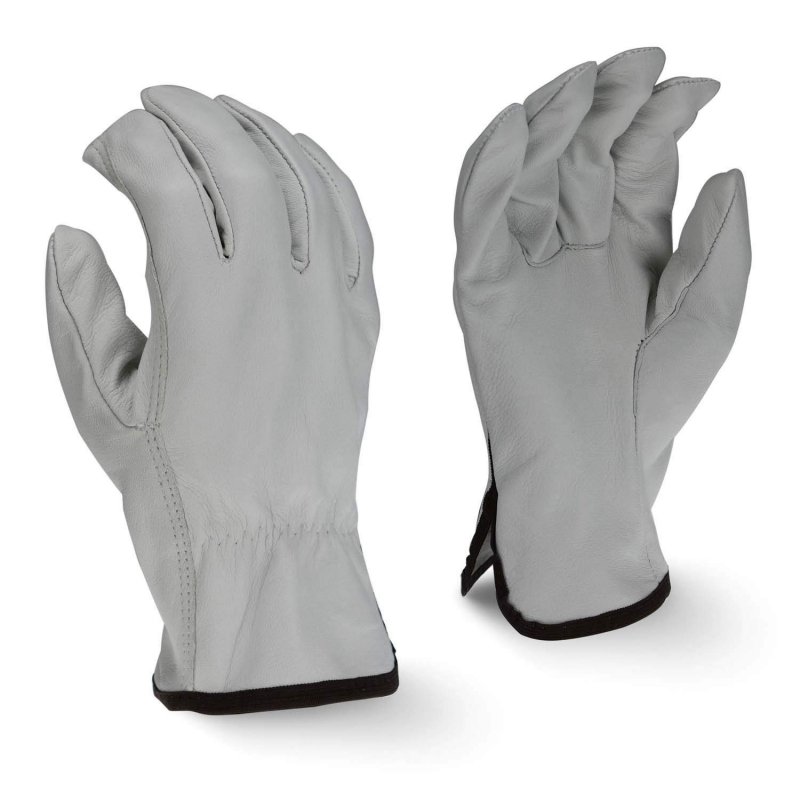 Radians Rwg4720m Premium Grain Goatskin Leather Driver Gloves Medium Pack Of 12