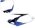 Factory Effex 13-64234 White Pre-cut Number Plate Graphic Background 