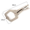 10-inch Locking Pliers With C-clamps 45 Steel Handle Weighted Wire Cutter Length 220mm 1pcs