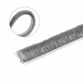 Uxcell Brush Weather Stripping 5m 16 4ft Card-slot Seal Strip Pile Weatherstrip Door Sweep For Window 6x8mm Wxh