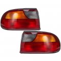 Epic Lighting Oe Style Replacement Rear Brake Tail Lights Assemblies For 1997-2005 Malibu Classic Left Driver Right Passenger 