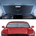 Windshield Sun Shade Umbrella For 2015-2023d Mustang Accessories Upgraded Ice Crystal Material Easy Setupshade For Car 100 Sun 
