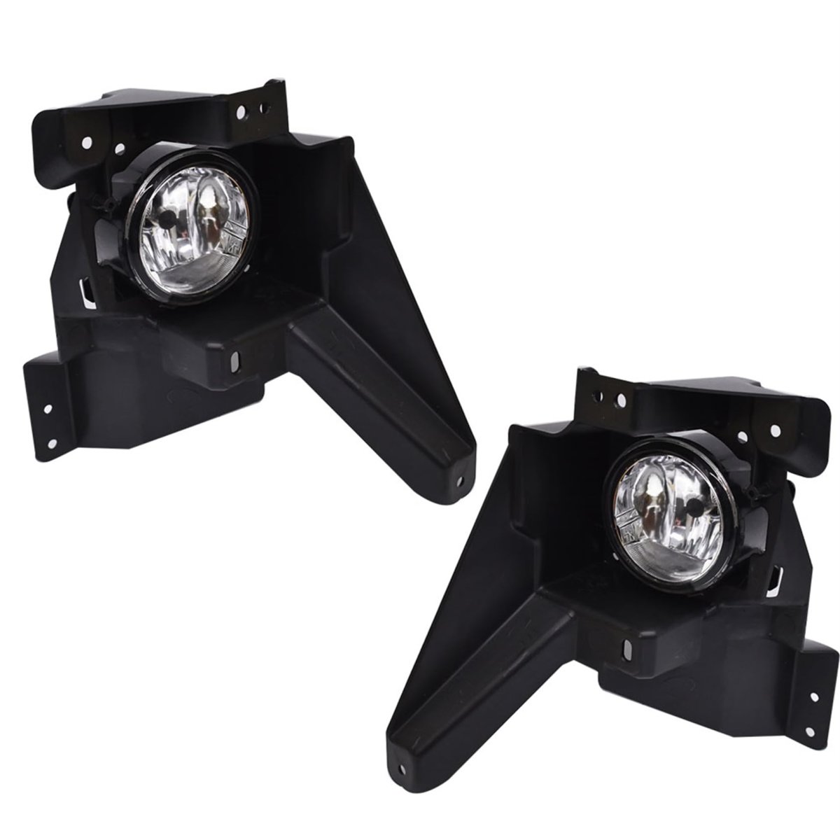 Fog Light Assemblies With Lamp Frame Set For Fusion 2013 2016 Black And Clear Replacement Ds7z 15266 B A 1 Pair