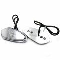 Smt- R6 Logo Led Signal Lighting Mirror Block Off Base Plate Chrome Compatible With 1999-2007 Yzf-r6 Yzfr6 Motorcycle
