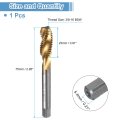 Spiral Flute Thread Taps 3 8-16 Bsw H2 Machine Threading Tap Bit Titanium Coated Screw Tapping Repair Tool M2 High-speed Steel