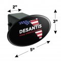 Desantis Make America Florida Oval Tow Hitch Cover Trailer Plug Insert 2