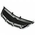 Hecasa Front Bumper Upper Grille Compatible With 2011-2014 Acura Tsx Replacement For 71121tl2a51 3-in-one Whole Grill Kit