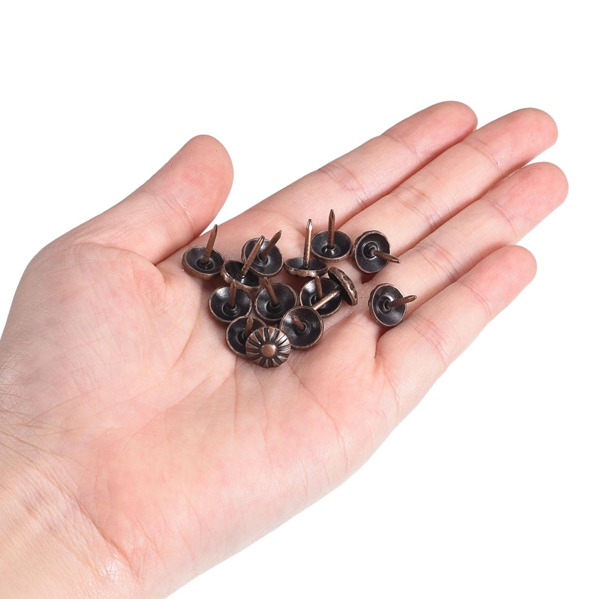 Upholstery Tacks Nail Pins Furniture 100pcs 10x14mm Thumb Tack Assortment Kit Carbon Steel For Home Sofa Diy Decorative Heads