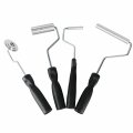 Yaekoo Fiberglass Roller Tools Aluminum Head 4pcs Laminating Rollers Bubble Paddle Tool For Bathtub Boat Repair 