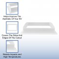 Recpro Rv Skylight Inner Garnish For Rectangular 14 X 22