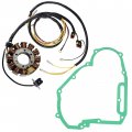 Caltric Stator And Gasket Compatible With Polaris Sportsman 700 Carb 2002 2003 2004 Except Twin W 18 Pole 