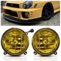 Hecasa Pair Fog Lights Lamps For 2002-2003 Subaru Impreza Rs Wrx With Halogen Bulbs Replacement Su2592106 84501fe090 Su2593106 