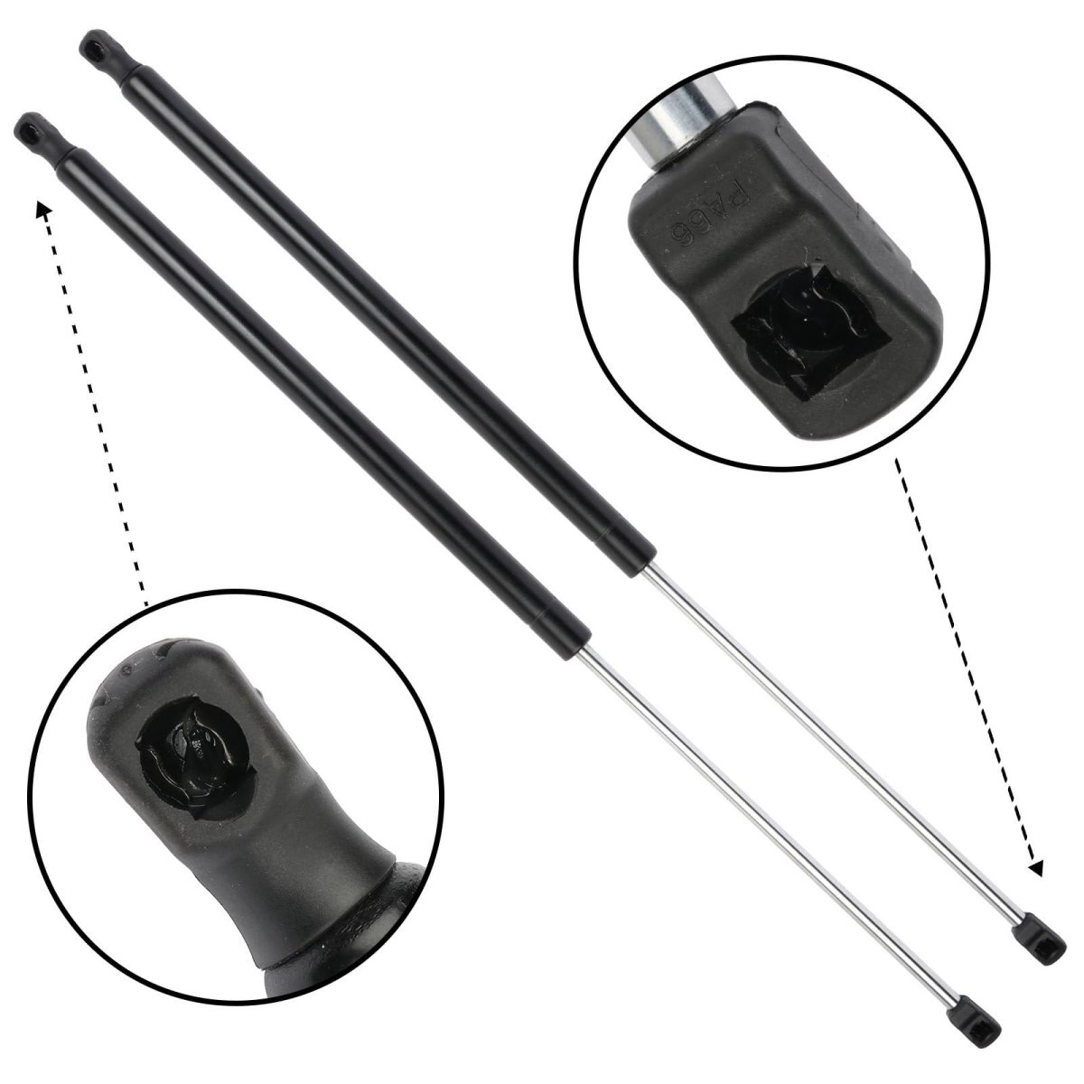 Pm3155 Lift Supports Struts For Nissan Quest 2011 2017 Liftgate 27 76 In 535 120lbs Replacement Qty 2