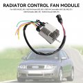 Topteng Radiator Control Fan Module Is Suitable For Audi A4 8e2 B6 2 0t 2000-2012 Avant 8e5 1 8t 09 2001-2012 Sedan 8ec B7 1 11