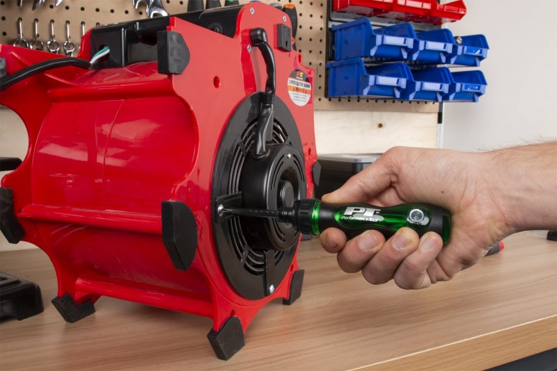 Performance Tool W80037 2-in-1 Ratcheting Screwdriver Compact And Versatile For Efficient Screwdriving Jobs