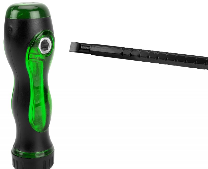 Performance Tool W80037 2-in-1 Ratcheting Screwdriver Compact And Versatile For Efficient Screwdriving Jobs