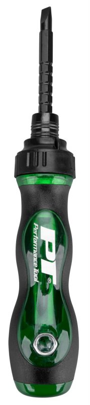 Performance Tool W80037 2-in-1 Ratcheting Screwdriver Compact And Versatile For Efficient Screwdriving Jobs