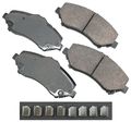 Ceramic Rear Brake Pad Set Act1273 Grey Color For Cars