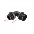 Uxcell M16 Cable Gland 90 Degree Waterproof Ip68 Nylon Joint Adjustable Locknut With Strain Relief For 6mm-10mm Dia Wire