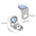 Uxcell Mounting Brace Fixing Glass Shelf Bracket 0 79 X 53 Fixed With Chuck Wall Mount Silver 12pcs